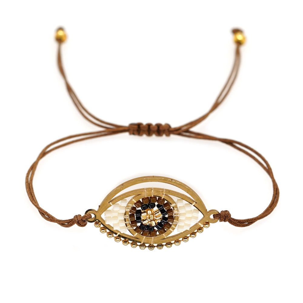 Brazalete de vidrio bohemio vintage al por mayor